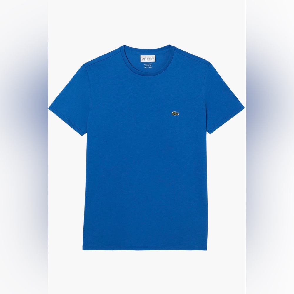 Lacoste Men's Vibrant Blue Short Sleeve Tee